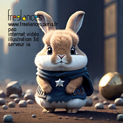 Pao internet vidéo illustration 3d serveur intelligence générative freelance paris studio de création 5T2S2M81